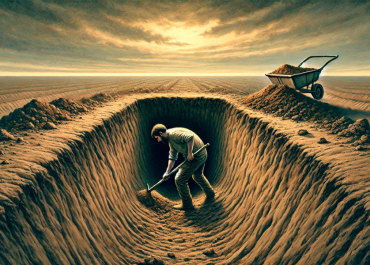 Metáfora Campo de hoyos